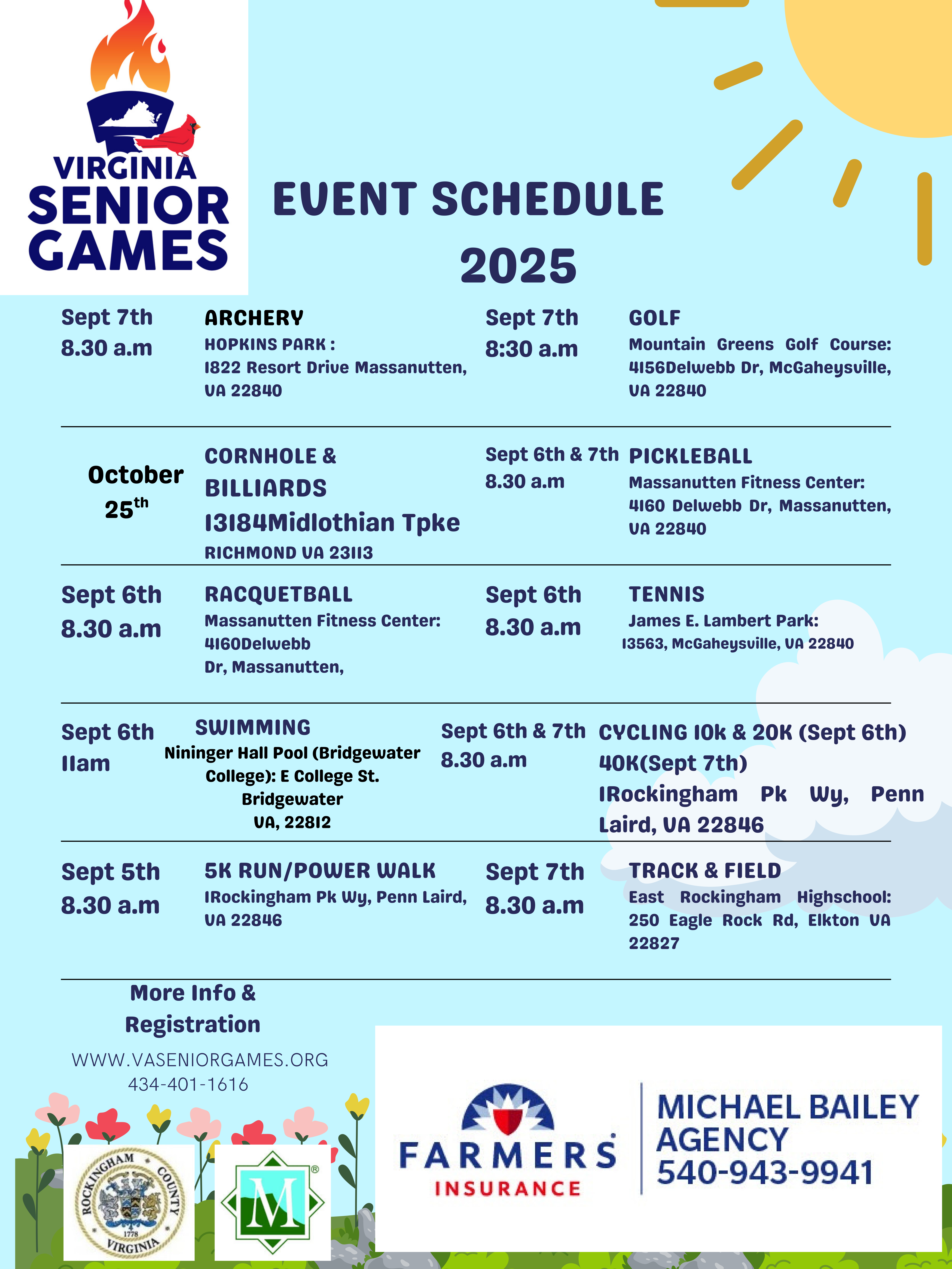 2025 Event Calendar Page 1