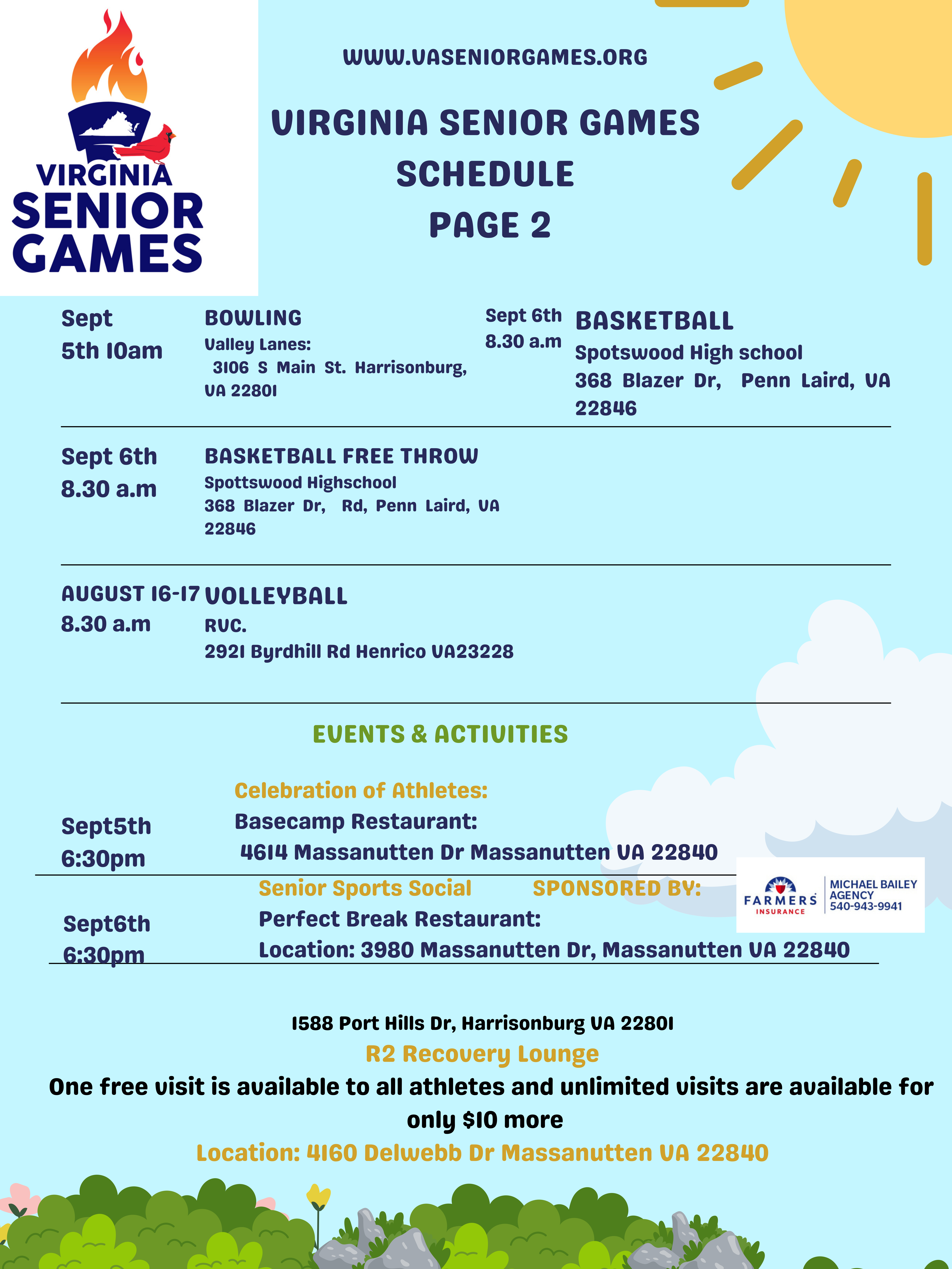 2025 Event Calendar Page 1